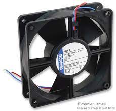 Ventilador de CC axial voltaje: 24 Vd imensiones: 119 x 119 x 32 mm 4314-180 ebm-past